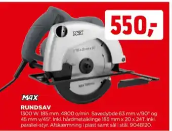 Max rundsav