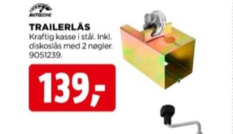 jem & fix Autozone trailerlås tilbud