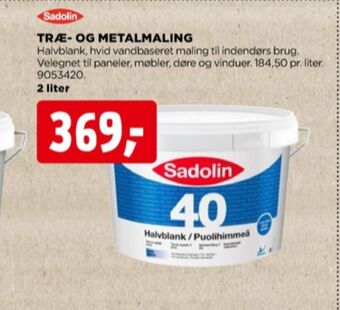jem & fix Sadolin maling tilbud
