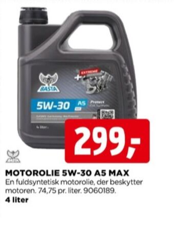 jem & fix Basta motorolie tilbud