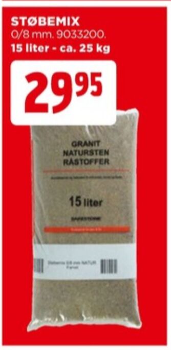 jem & fix Safestone støbemix tilbud