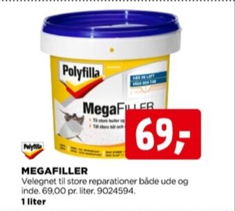 jem & fix Polyfilla spartelmasse tilbud