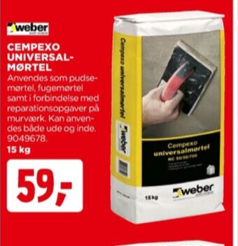jem & fix Weber mørtel tilbud