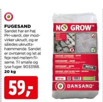 jem & fix Dansand fugesand tilbud