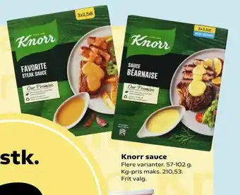 Dagli'Brugsen Knorr sauce tilbud
