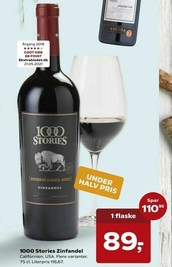 Dagli'Brugsen 1000 Stories Zinfandel tilbud