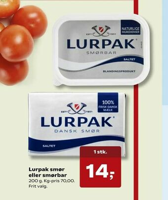 Dagli'Brugsen Lurpak smør eller smørbar tilbud