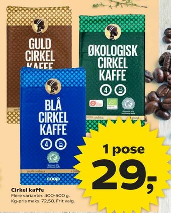 Kvickly Cirkel kaffe tilbud