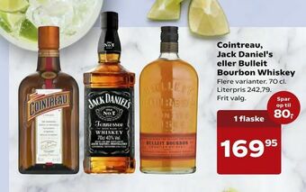 Kvickly Cointreau, Jack Daniel's eller Bulleit Bourbon Whiskey tilbud