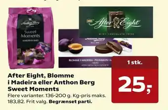 After Eight, Blomme i Madeira eller Anthon Berg Sweet Moments
