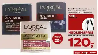 Loreal valoriserende cremer