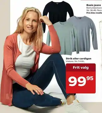 Kvickly Strik eller cardigan tilbud