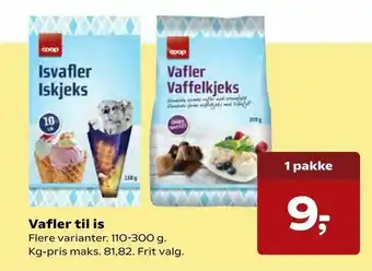 SuperBrugsen Vafler til is tilbud