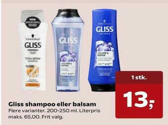 Gliss shampoo eller balsam