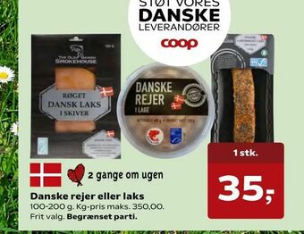 SuperBrugsen Danske rejer eller laks tilbud