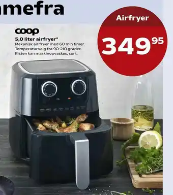 SuperBrugsen 5,0 liter airfryer tilbud