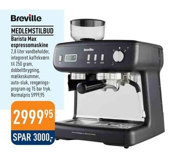 Imerco Barista max espressomaskine tilbud