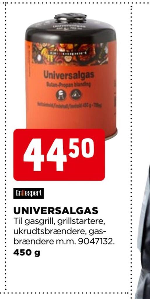 Universalgas tilbud hos jem & fix