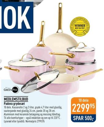 Imerco Padova grydesæt tilbud