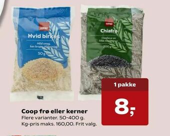 Coop frø eller kerner