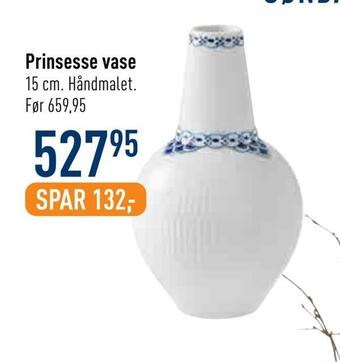 Imerco Prinsesse vase tilbud