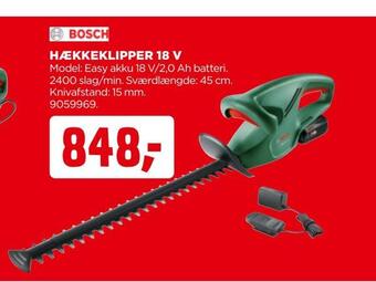 jem & fix Hækkeklipper 18 v tilbud