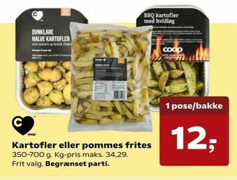 Kartofler eller pommes frites