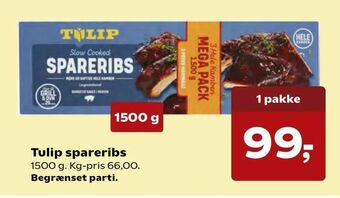 SuperBrugsen Tulip spareribs tilbud