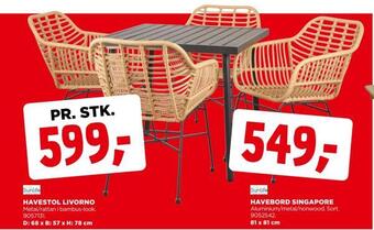jem & fix Havebord singapore tilbud
