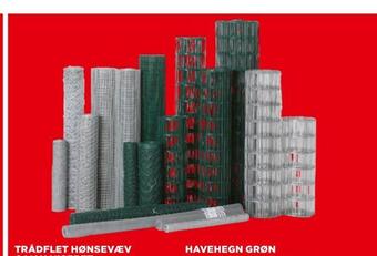 Trådflet hønsevæv grøn