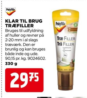 jem & fix Klar til brug træfiller tilbud