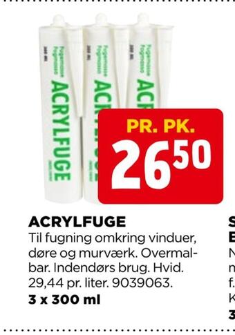 jem & fix Acrylfuge tilbud