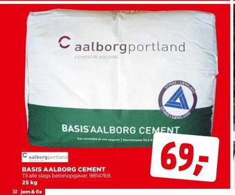 Basis aalborg cement