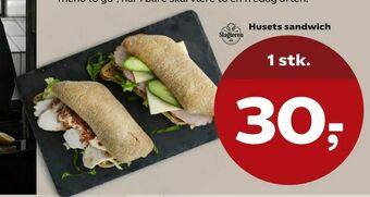 SuperBrugsen Husets sandwich tilbud