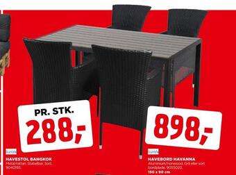 jem & fix Havebord havanna tilbud