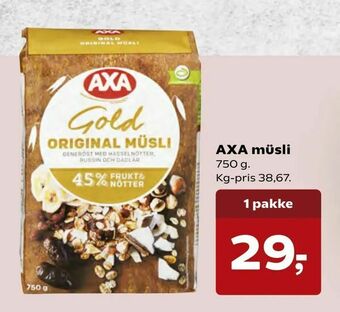 SuperBrugsen AXA müsli tilbud