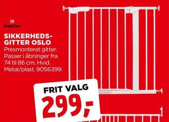 jem & fix Sikkerhedsgitter oslo tilbud