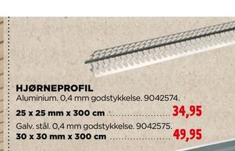 jem & fix Hjørneprofil tilbud