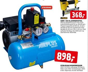 jem & fix Støjsvag kompressor tilbud