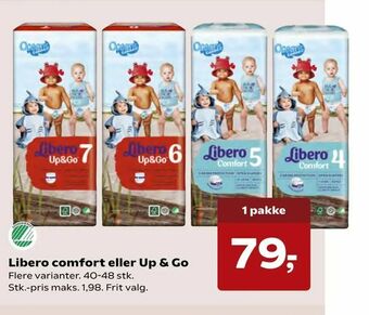 SuperBrugsen Libero comfort eller Up & Go tilbud