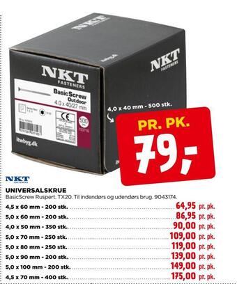 jem & fix Universalskrue tilbud