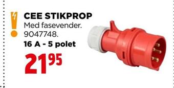 Cee stikprop