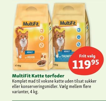 Maxi Zoo Multifit katte tørfoder tilbud