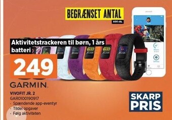 Power Garmin vivofit jr. 2 tilbud