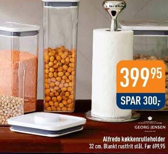 Imerco Georg jensen alfredo køkkenrulleholder tilbud