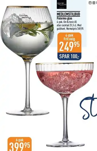 Imerco Lyngby glas palermo glas 4-pak tilbud