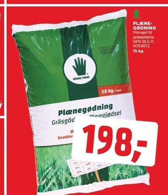 jem & fix Plænegødning tilbud