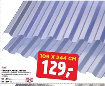 jem & fix Trapex plade blåtonet tilbud