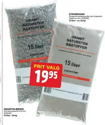 jem & fix Strandsand el. granitskærver tilbud