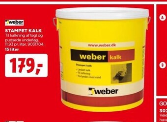 jem & fix Weber stampet kalk tilbud